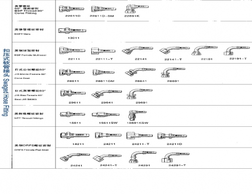 扣压式软管接头